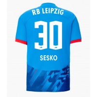 RB Leipzig Benjamin Sesko #30 Tretí futbalový dres 2023-24 Krátky Rukáv
